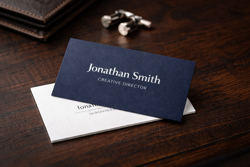 Premium Business Card Printing with High Quality Finish