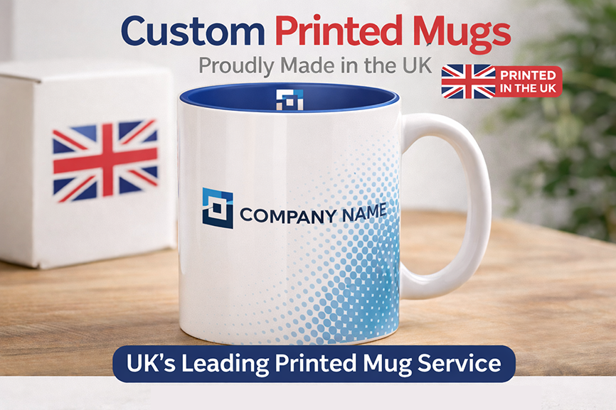 Custom Printed Mug for Branding