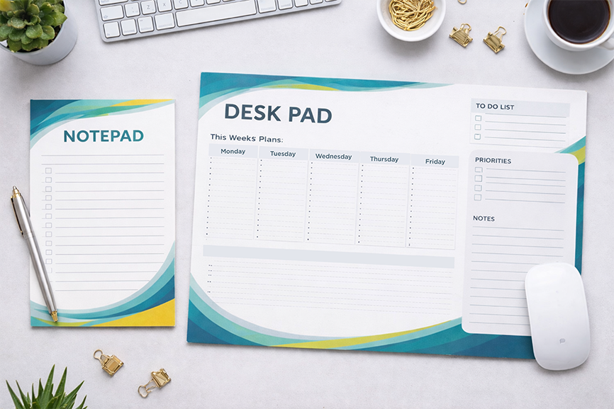 Custom Notepad and Deskpad Printing