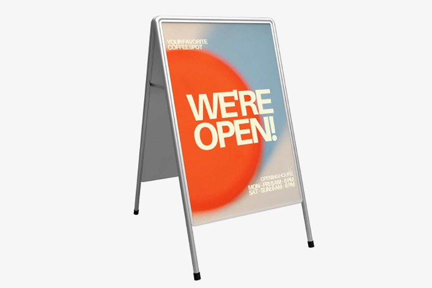 A Frame Banner Printing for Outdoor Advertising