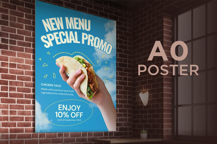 A0 Poster Printing for Large Format Advertising