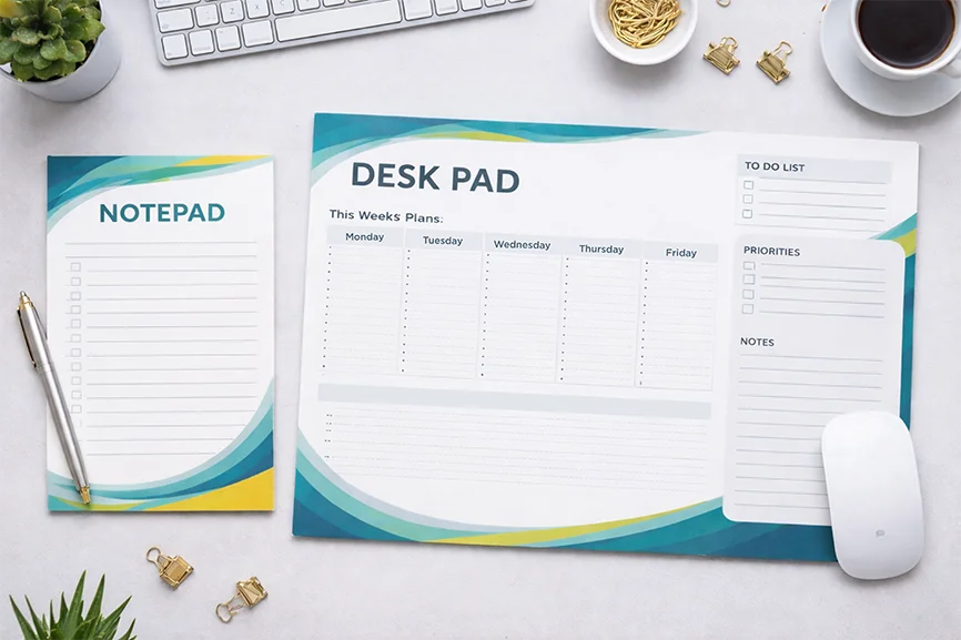 Custom Notepad and Deskpad Printing